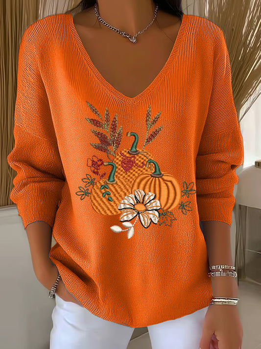 Women's Autumn Print Long Sleeve T-shirt