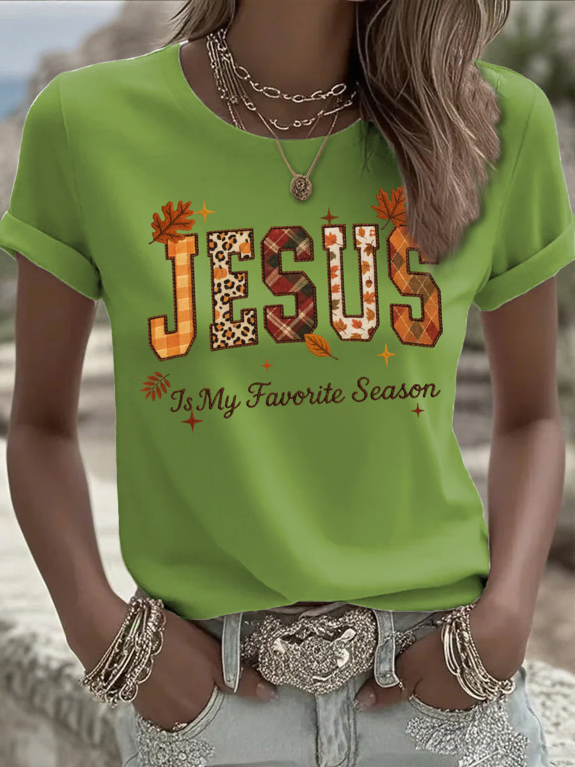 Women's casual autumn is my favorite season T-shirt