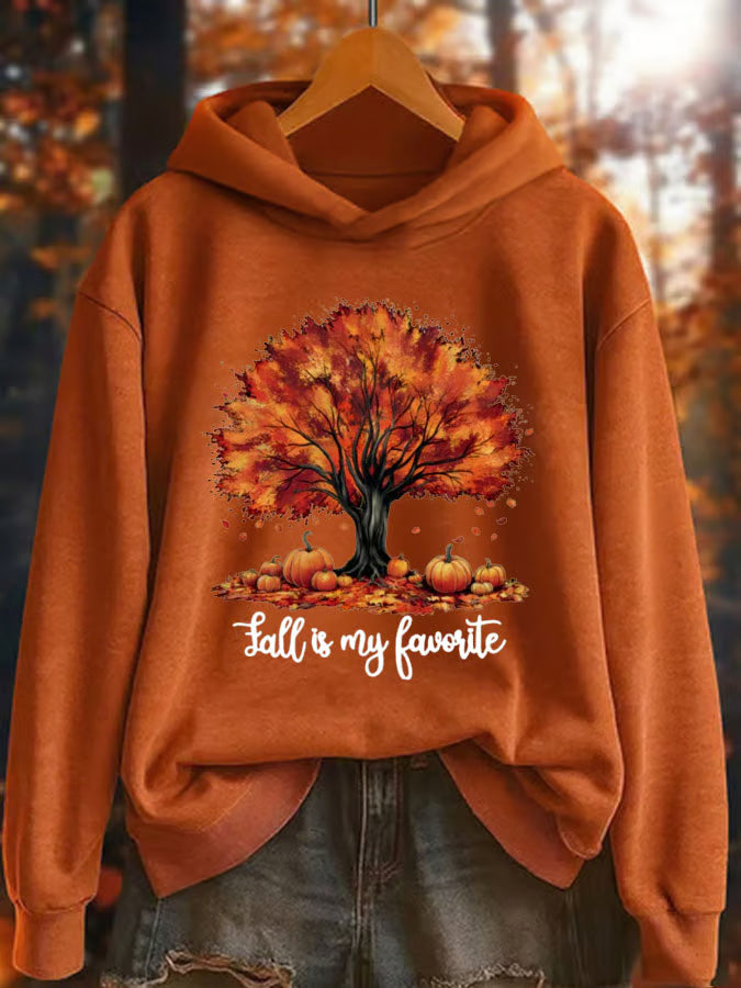 Women's Fall is my favorite Printed Hoodie
